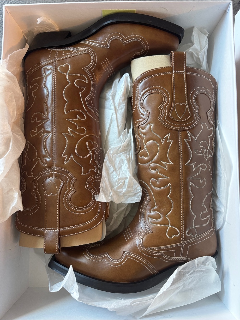 GANNI cowboy boots